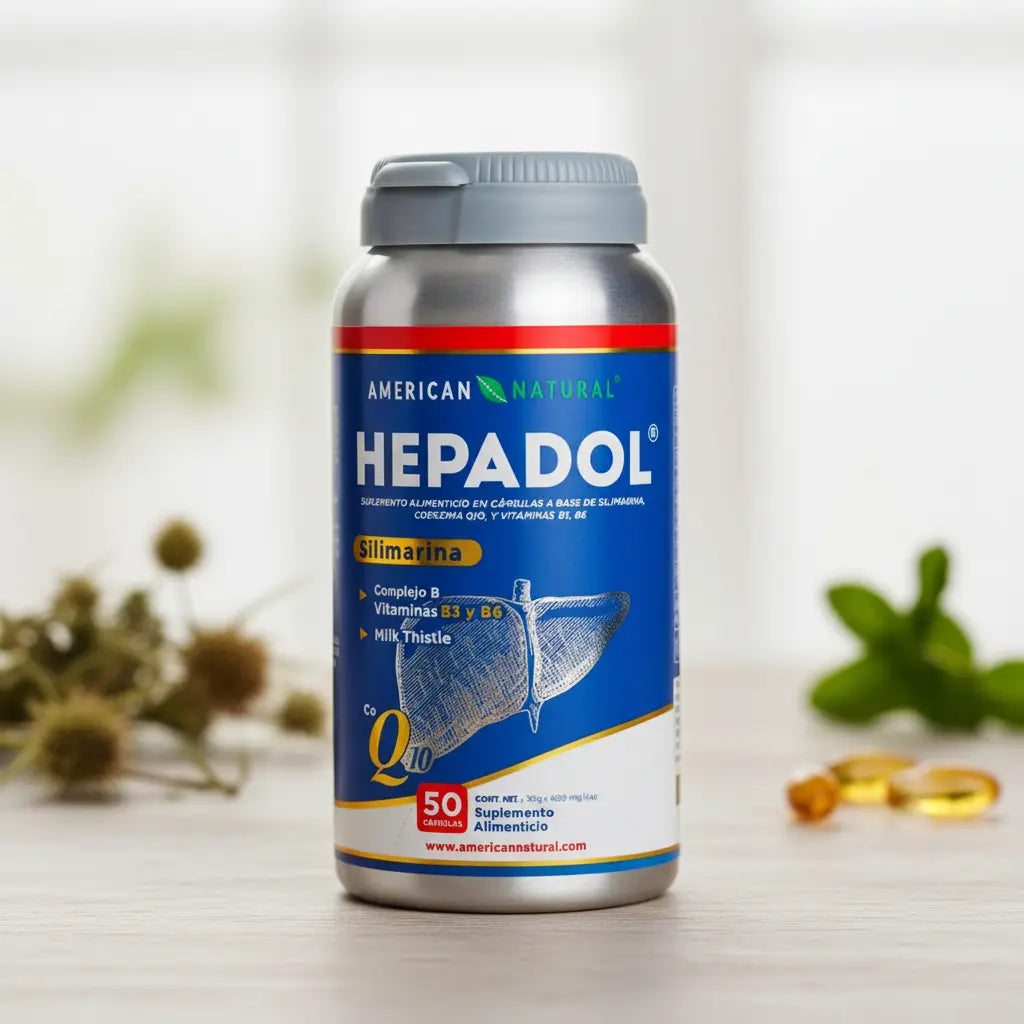 HEPADOL SILIMARINA + Q10 CAPSULAS X50 AMERICAN NATURAL