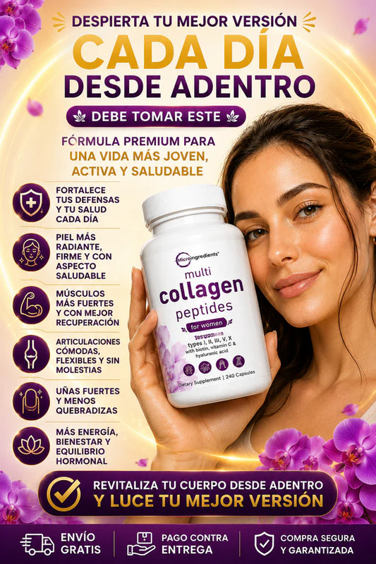 Multi Collagen peptides / 5 Tipos de Colágeno