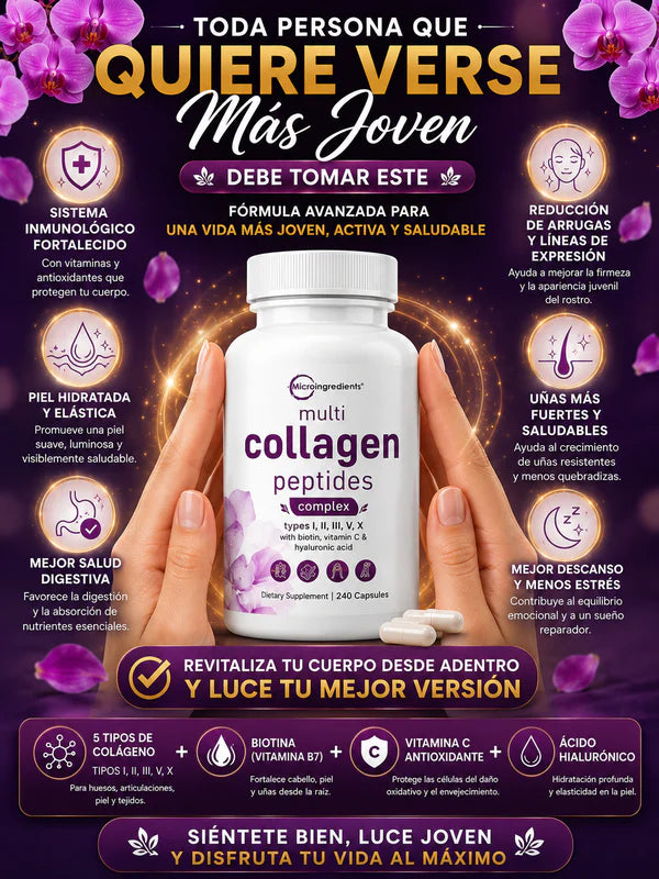 Multi Collagen peptides / 5 Tipos de Colágeno